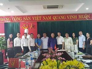 Đoàn Sở Giáo dục và Thể thao Thủ đô Viêng Chăn, Lào thăm và làm việc tại tàixỉu online
