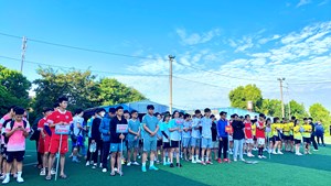 Khai mạc Giải bóng đá "Chào tân sinh viên K54, K53 tàixỉu online
 Thái Nguyên"