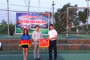 Bế mạc giải bóng đá tân sinh viên K54 & K53 tàixỉu online
 - Đại học Thái Nguyên