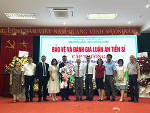 NCS. Đặng Xuân Thường bảo vệ thành công luận án Tiến sĩ  cấp Trường ngành Khoa học Môi Trường